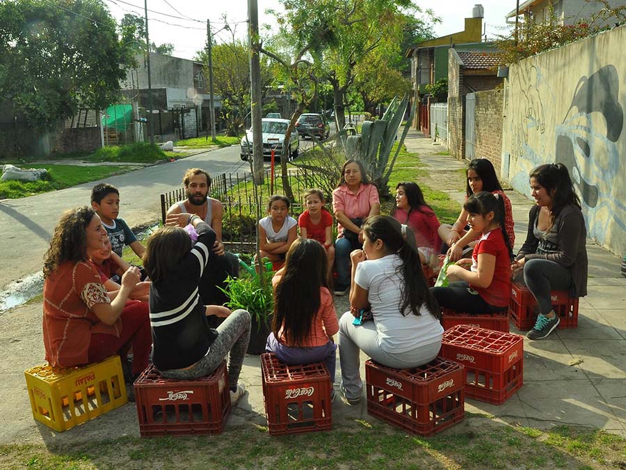 Huerta en la vereda